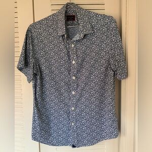 Untuckit short sleeve floral print shirt